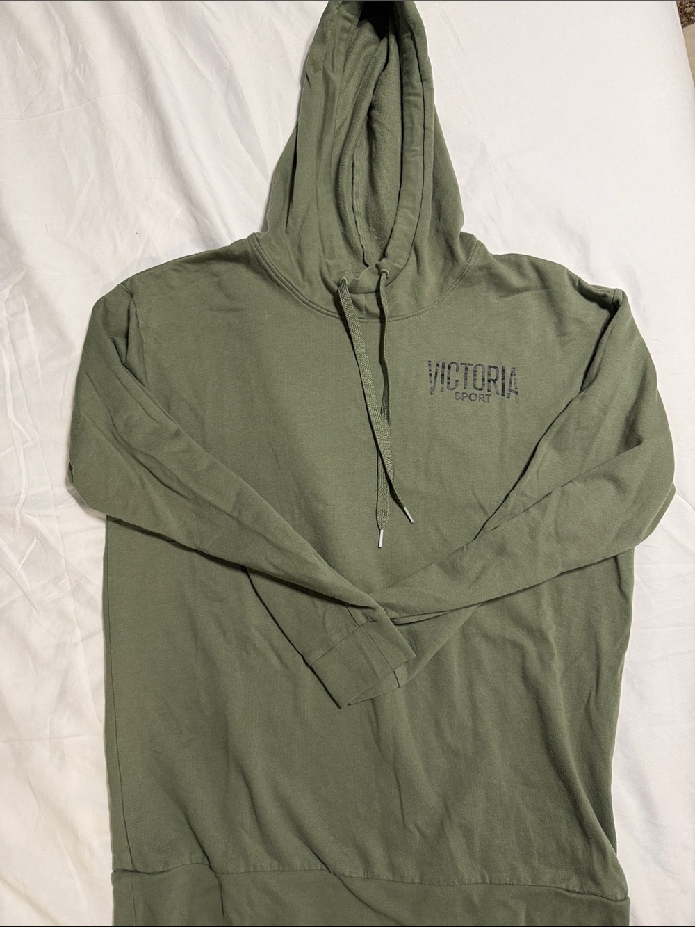 Victoria's Secret Olive Green Hooded Sweatshirt